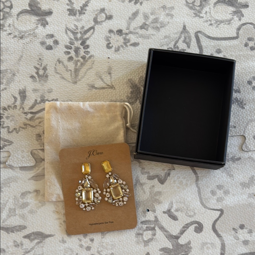 J. Crew Gold and Silver Elegant Earrings